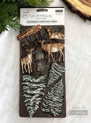 Силиконов молд - Evergreen Christmas Magic - 12,7 x 25,40 см