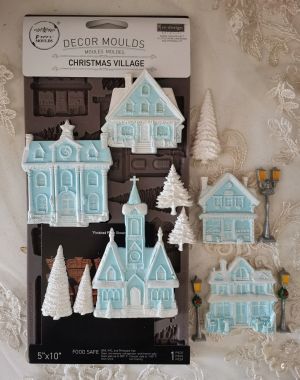 Силиконов молд - Christmas Village - 12,7 x 25,40 см
