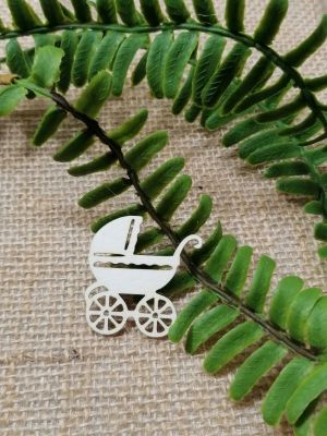 Бебешки истории - Количка - 3,50 х 3,50 см - 10 бр.