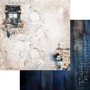 Комплект дизайнерска хартия - Ocean Blue - 6 листа