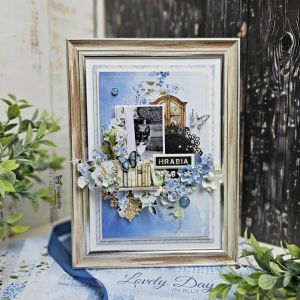 Дизайнерскa хартия - Lovely Day In Blue – Elements 13  - 1 лист