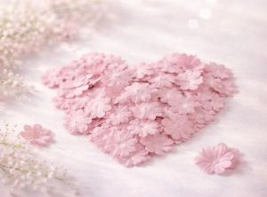 Цветенца от хартия - Pink - 100 бр.
