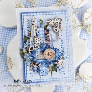 Дизайнерскa хартия - Lovely Day In Blue - 5 листа