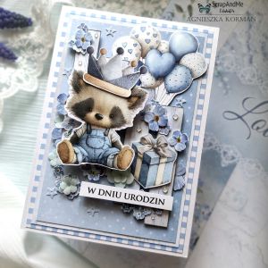 Дизайнерска хартия - Lovely Day In Blue – Baby 10 - 1 лист