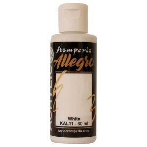 Акрилна боя Stamperia Allegro - White - 60 мл.