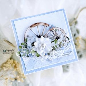 Дизайнерскa хартия - Lovely Day In Blue – Elements 14  - 1 лист