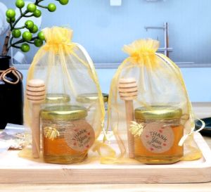 Стъклено бурканче с капачка винт Сребриста - 25 ml.
