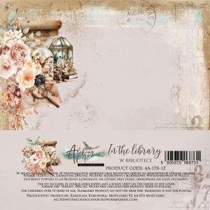 Комплект дизайнерска хартия - In the Library -24 листа