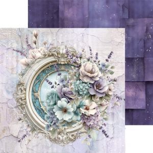 Комплект дизайнерска хартия - Flowers Of Delight - 24 листа
