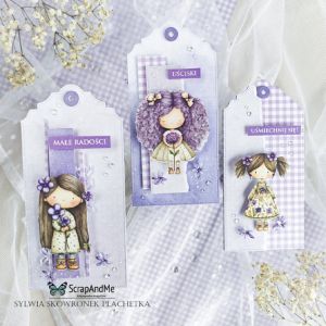 Дизайнерскa хартия - Lovely Day In Violet – Kids 1 - 1 лист