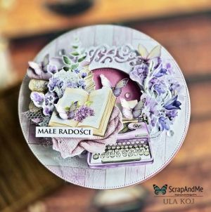 Дизайнерскa хартия - Lovely Day In Violet – Elements 15 - 1 лист