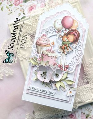Дизайнерскa хартия - Lovely Day In Pink – Kids 2 - 1 лист