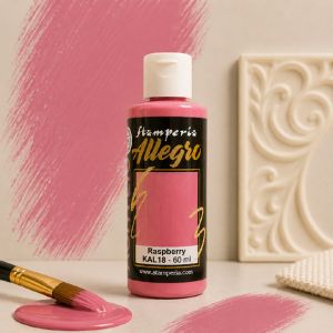 Акрилна боя Stamperia Allegro - Raspberry - 60 мл.