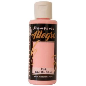 Акрилна боя Stamperia Allegro - Pink - 60 мл.