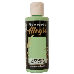 Акрилна боя Stamperia Allegro - Light green - 60 мл.