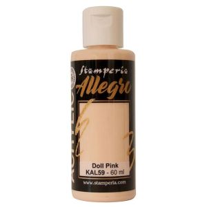 Акрилна боя Stamperia Allegro - Doll pink - 60 мл.