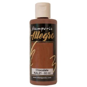 Акрилна боя Stamperia Allegro - Chocolate - 60 мл.