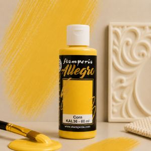 Акрилна боя Stamperia Allegro - Corn - 60 мл.