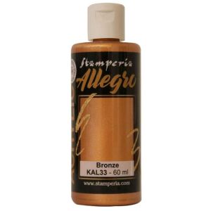 Акрилна боя Металик Stamperia Allegro - Bronze - 60 мл.