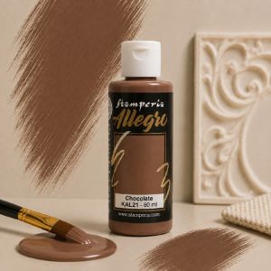 Акрилна боя Stamperia Allegro - Chocolate - 60 мл.