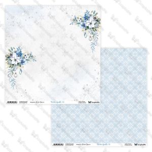Комплект дизайнерска хартия - Winter Sparkle - 6 листа