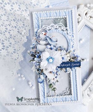 Комплект дизайнерска хартия - Winter Sparkle - 6 листа