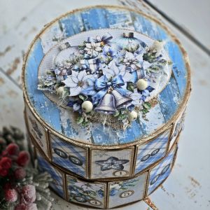 Комплект дизайнерска хартия - Winter Sparkle - 6 листа