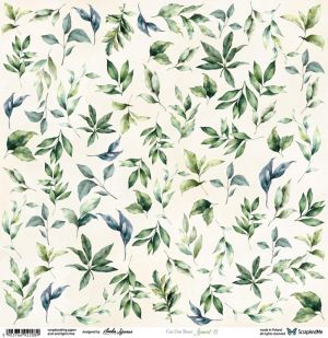 Дизайнерска хартия - Leaves 11 - 1 лист