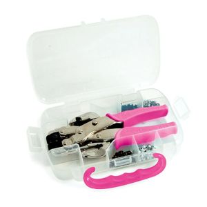 Crop-A-Dile pinc box - Инструмент за поставяне на айлети / капси - ПЕРФОРИРА И ЗАТВАРЯ