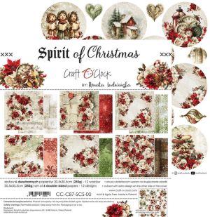 Комплект дизайнерска хартия - Spirit Of Christmas - 6 листа