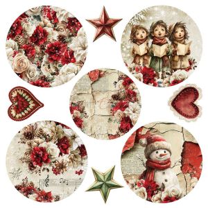 Комплект дизайнерска хартия - Spirit Of Christmas - 24 листа