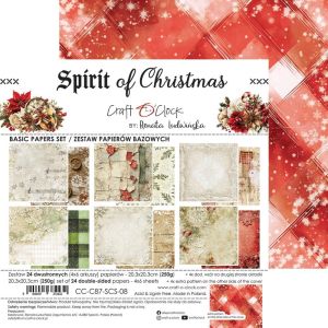 Комплект дизайнерска хартия - Spirit Of Christmas - 24 листа