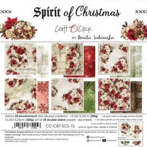 Комплект дизайнерска хартия - Spirit Of Christmas - 24 листа