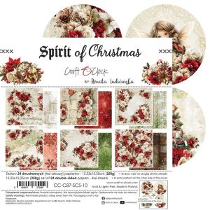 Комплект дизайнерска хартия - Spirit Of Christmas - 24 листа