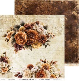 Комплект дизайнерска хартия 30,50х30,50 см- Shades Of Nature - 6 листа