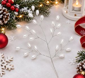 Перли на клонче - Бяло - 1 брой