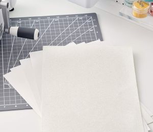 Луксозен комплект ефектни картони Бяло - 10 бр - A4 - 250 g/m²