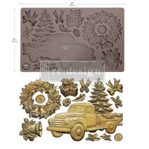 Силиконов молд - Country Christmas Delivery - 12,7 x 20,40 см