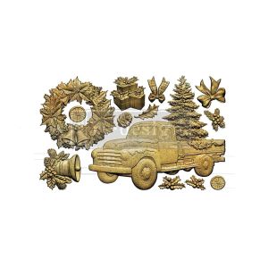Силиконов молд - Country Christmas Delivery - 12,7 x 20,40 см
