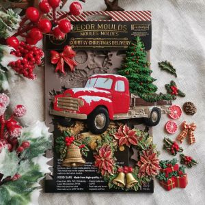 Силиконов молд - Country Christmas Delivery - 12,7 x 20,40 см