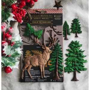 Силиконов молд - Stag Of The Highlands - 12,7 x 20,40 см