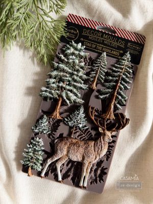 Силиконов молд - Stag Of The Highlands - 12,7 x 20,40 см