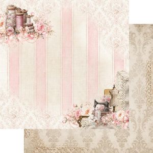 Комплект дизайнерска хартия - In Lace 20,30 x 20,30 см - 12 двустранни листа