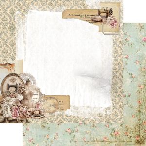 Комплект дизайнерска хартия - In Lace 15.00 x 15.00 см - 24 двустранни листа