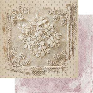 Комплект дизайнерска хартия - In Lace 15.00 x 15.00 см - 24 двустранни листа